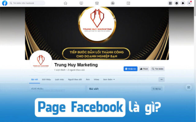 các loại page facebook