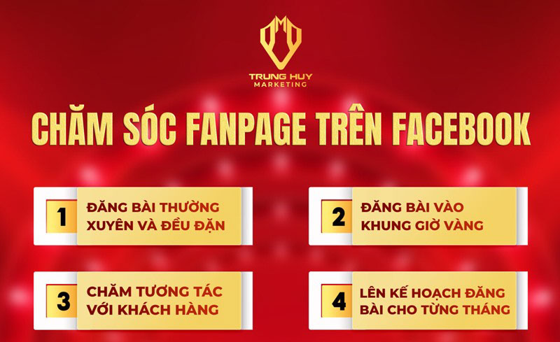 các dịch vụ chăm sóc fanpage 