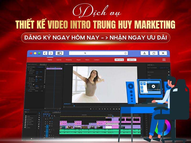 dịch vụ edit intro công ty trung huy