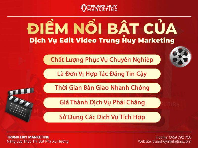 Dịch Vụ Edit Video giá rẻ tại Trung Huy Marketing