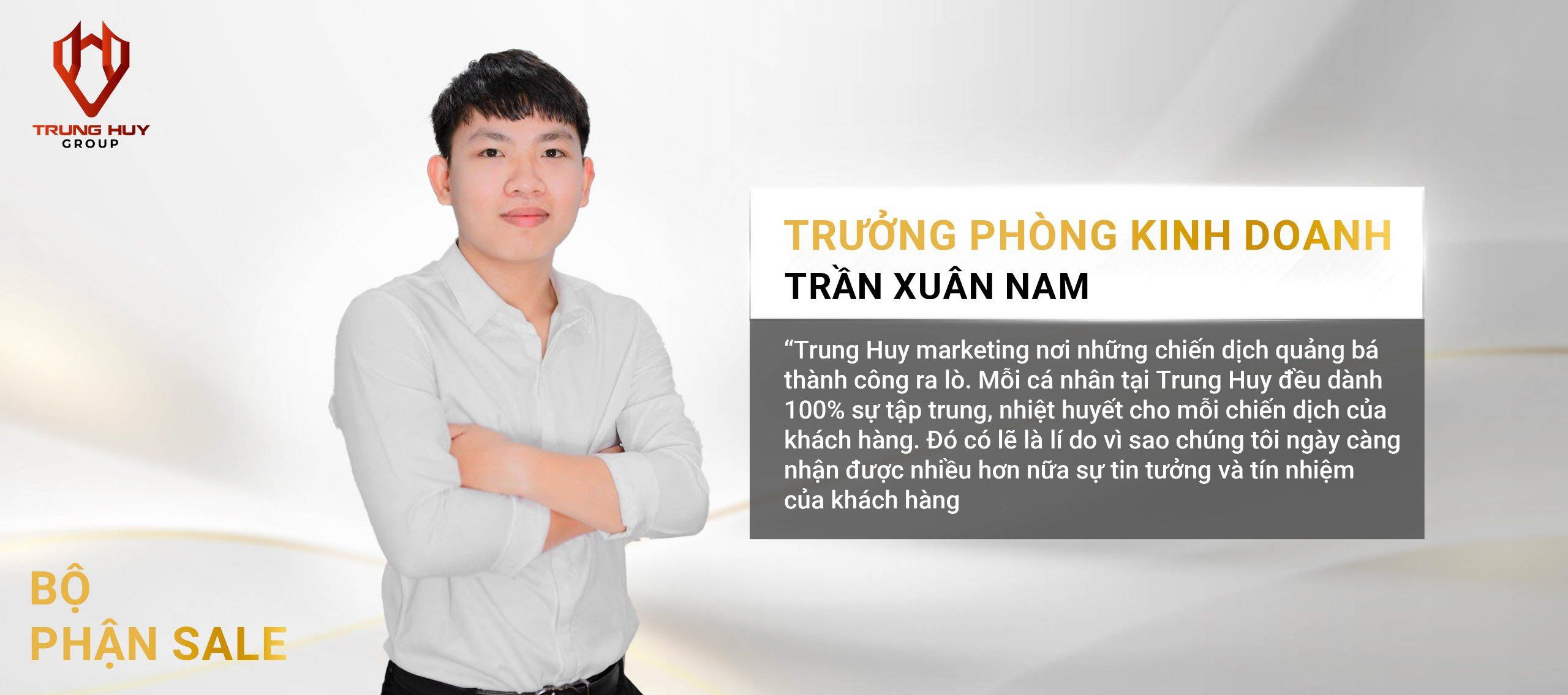 nhân sự phòng kinh doanh trung huy