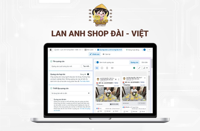 Lan Anh Shop Đài Việt bão đơn từ chiến dịch quảng