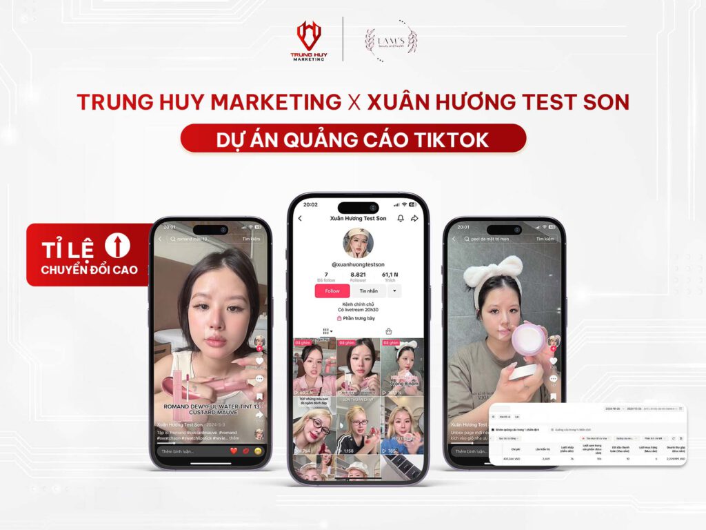 Quảng cáo TikTok Xuân Hương – Trải nghiệm test son chân thực, cuốn hút triệu view