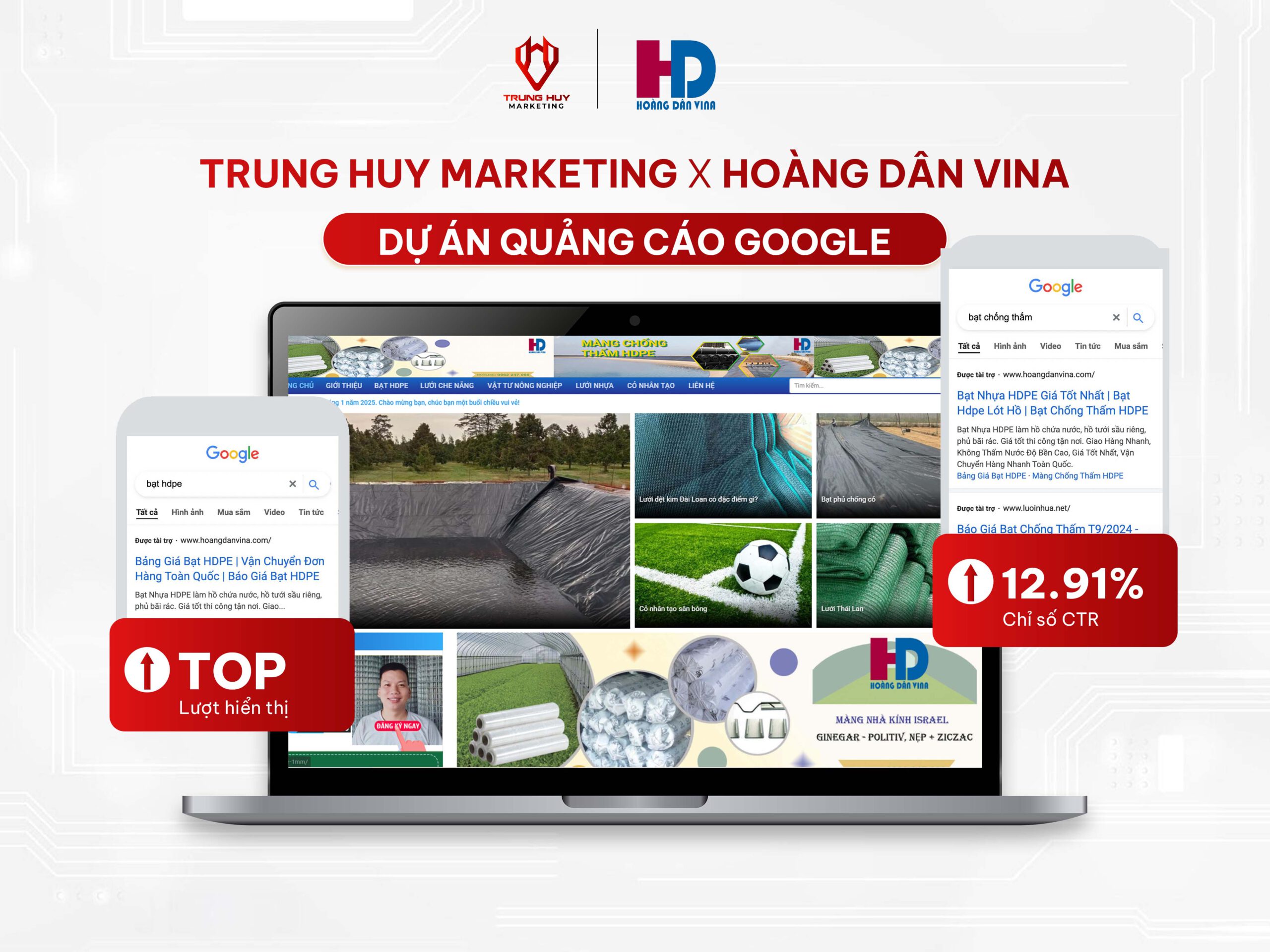 Hoàng Dân Vina: Tối ưu doanh thu với chiến dịch Google Ads hiệu quả