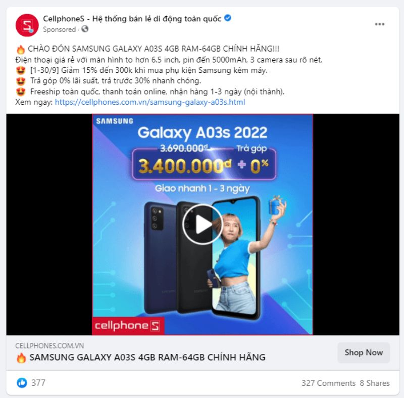 Quảng cáo Facebook Ads giúp tăng độ nhận diện với khách hàng