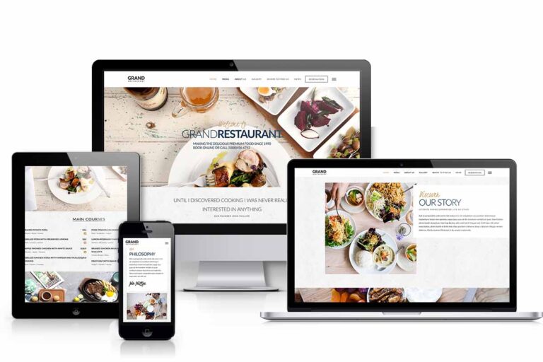 Website là cầu nối giữa nhà hàng và khách hàng